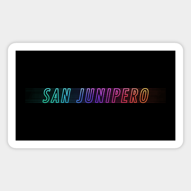 San Junipero Neon Magnet by lukassfr